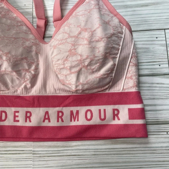 Under Armour Other - Under armour pink compression sports bra size small